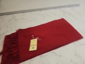 Alpaka Camargo rot Schal 1251 - Bild 1 von 5