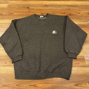 Vintage Sweater Boys Youth Size Medium Gray Starter Brand - Picture 1 of 4