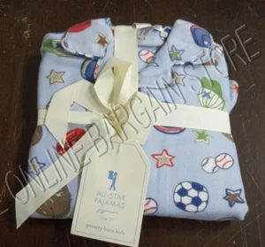 Pijama deportivo de franela Pottery Barn Kids All Star 2t fútbol béisbol 2t - Imagen 1 de 1