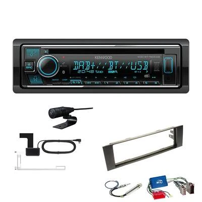 Kenwood 1-DIN Receiver Autoradio DAB+ CD Bluetooth für Audi A3 2003-2006 schwarz - Bild 1 von 4