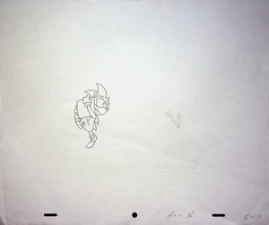 Adventures of Sonic the Hedgehog 1992 Animation Production Pencil DIC - Picture 1 of 2