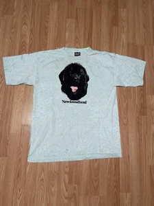 T-shirt punto singolo Terranova 1990 XL USA leggi verde - Foto 1 di 11