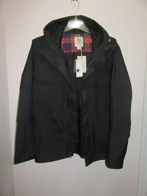 TIMBERLAND MENS HYVENT JACKET OVERCOAT HOODED WATERPROOF BLACK SIZE XL - Image 1 of 4