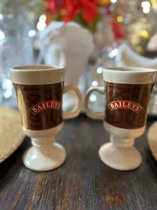 Par de tazas de café de whisky irlandés Brown Baileys té de cacao matcha tazas para beber - Imagen 1 de 5