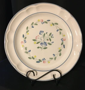 Floral Expressions ~ DINNER PLATE 10.75” ~ "SPRAY" ~ Flower Center ~Single Plate - Picture 1 of 2