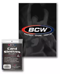 BCW Card Penny/ Soft Sleeves - Standard - 2 5/8 x 3 5/8 - 100pk - Picture 1 of 1