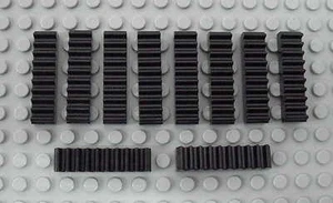 LEGO Technic - 10x Zahnstange 1x4 schwarz / Gear Rack 3743 8285 8145 42056 76023 - Foto 1 di 1