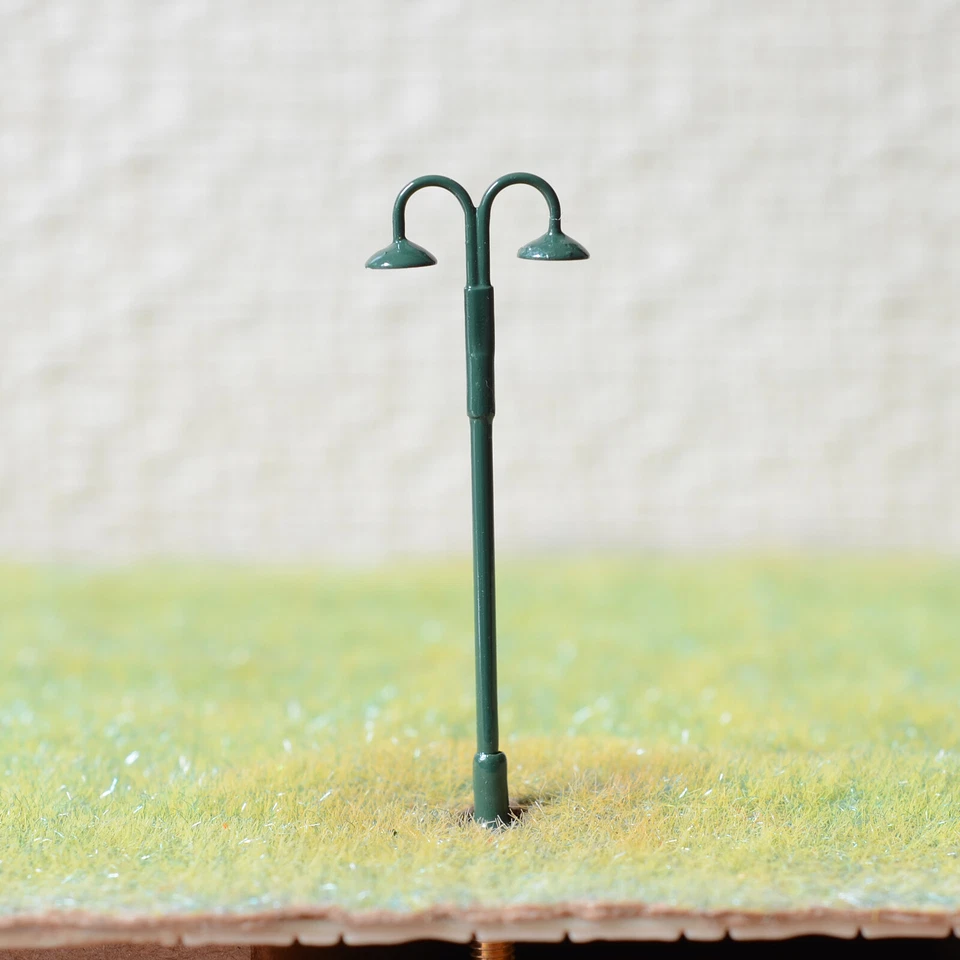 5 x N scale LED light Model train Railroad street Lamp post + resistors #702NBG - Image 1 of 4