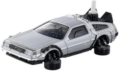 Takara Tomy / Tomica Premium Unlimited No.11 Back to the Future Time Machine toy - Image 1 of 4