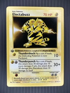 1st Ed Electabuzz Base Set Shadowless LP - Bild 1 von 6