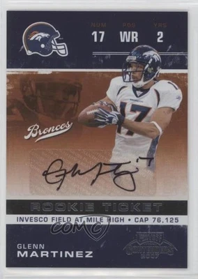 2007 Playoff Contenders Glenn Martinez #154 Rookie Auto RC - Image 1 of 2