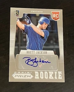 BRETT JACKSON auto rc 2012 Panini Prizm CUBS - Picture 1 of 2
