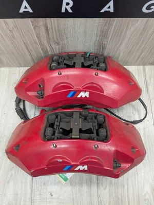 *10-14 Juego de pinzas de freno delanteras izquierda derecha Brembo OEM BMW E70 E71 X5M X6M Foto 1 de 4