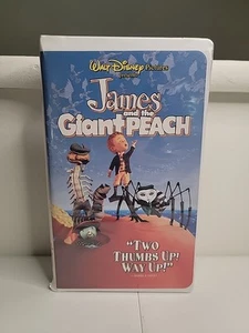 Walt Disney's James and the Giant Peach Movie ~VHS ~ Clamshell Case - Picture 1 of 8