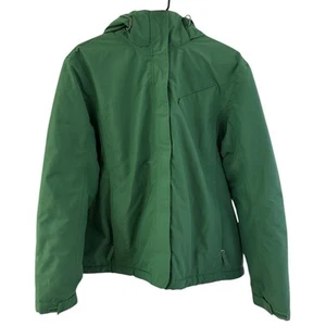 Lands' End Squall Jacket Kid's Kelly Green Waterproof Fleece Lined Sz XL 18-20 - Picture 1 of 5