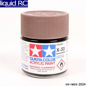 Tamiya USA TAM81033 Acrylic X-33 Bronze - Picture 1 of 2