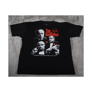 Der Pate Shirt Herren 2XL schwarz Film Grafik T-Shirt Marlon Brando Zitat Geschenk - Bild 1 von 7