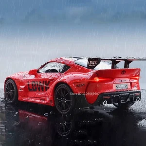1:22 TOYOTA GR Supra Alloy Diecast Racing Car Model Sound/Light Toy Gift NEW - Picture 1 of 7