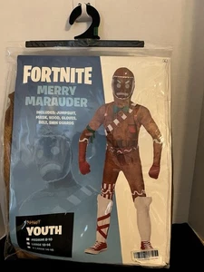 Costume uomo pan di zenzero Spirit Youth Merry Marauder Fortnite grande 12-14 NUOVO - Foto 1 di 5