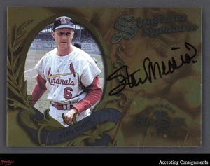 1997 Donruss Signature Series Significant Signatures Stan Musial 1525/2000 AUTO - Picture 1 of 2