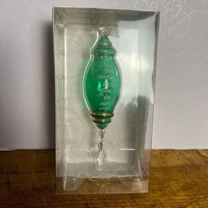 Hallmark Keepsake Ornament Perfect Harmony Series "Peace" etched glass 2002 - Picture 1 of 3