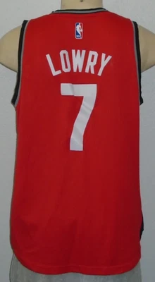 Camiseta deportiva Kyle Lowry #7 Toronto Raptors Adidas Red Team NBA Swingman para hombre grande Foto 1 de 4