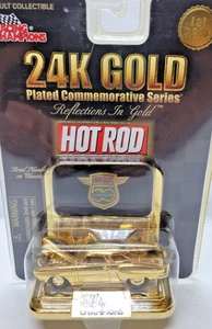 RACING CHAMPIONS 24K PLATED EDITION, HOT ROD! 1 OF 9,998,3.25" # 08924 (C4) - Picture 1 of 14