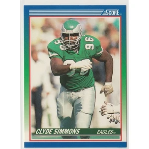 1990 Score #106 Clyde Simmons Philadelphia Eagles - Picture 1 of 2