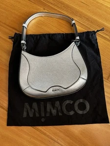 Mimco Betsy Shoulder Bag Silver New + Dust Bag RRP $280 - Picture 1 of 8