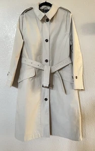 Neu Barbour Camilla Baumwollmischung Twill Trenchcoat in Beige Gr. US 12/UK 16 $ 475 - Bild 1 von 8