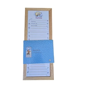 RARO Clásico Pooh Colgante de Pared POOH'S LIST Azulejo de Cerámica PARA HACER Cocina Vivero - Imagen 1 de 8