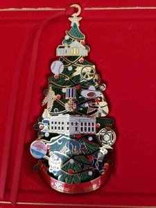 New in Box 2015 White House Christmas Tree Ornament Honoring President Coolidge - Picture 1 of 3