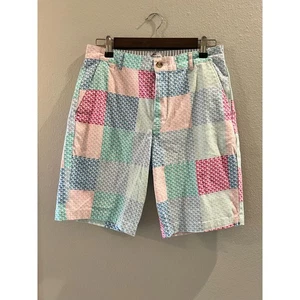 Vineyard Vines Patchwork Wale Herren mehrfarbig Chino mittelhoch Größe 30 Shorts - Bild 1 von 4