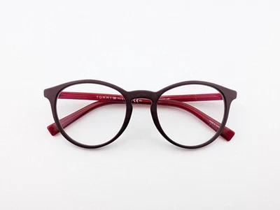Tommy Hilfiger Eyeglasses, Frames Only, TH 1451 A1C, 50-20-140, Plastic, Red - Image 1 of 4