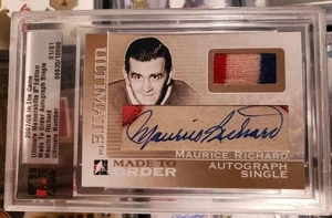 Maurice Richard 07/08 ITG Ultimate Made to Order Patch Auto 1/1 - Picture 1 of 1