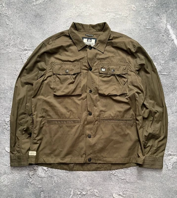 Chaqueta informal Weekend Offender multibolsillo nailon caqui sobrecamisa para hombre talla XXL - Imagen 1 de 4