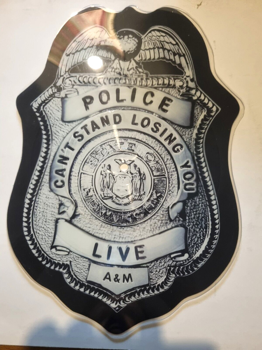 【LP】The Badge The Police Picture Disc 45 RPM Speed Vinyl Records for sale