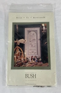 Shepherd’s Bush ROAD TO BETHLEHEM Kit de punto de cruz de lino con paquete de sedas y cuentas - Imagen 1 de 2