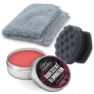 Cera Auto Per Auto Rosse Panno Illuminazione Rubescente Alta Lucido 50g Pura Definizione - Foto 1 di 8