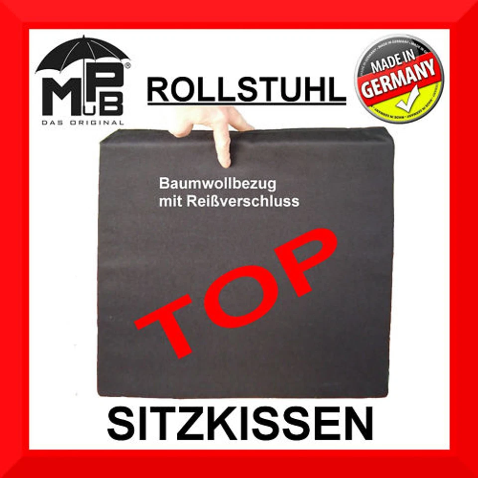ORIG. MPB Rollstuhl Kissen Sitzkissen 45 cm breit NEU