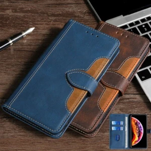 Shockproof Luxury Genuine Leather Case For Xiaomi Redmi Cover K30 5G Note Ultra - Picture 1 of 16