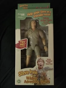 Talking Steve Irwin 10" Figure Wildlife Adventure Series K&M Toys 2006 - Picture 1 of 6