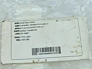Danfoss 052F4030 Quemador Encendido Transformador Tipo: EBI4 50-60Hz - Imagen 1 de 10