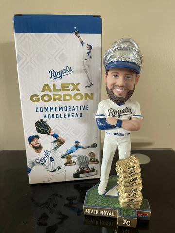 Alex Gordon Gold/Platinum Glove Bobblehead. Kansas City Royals 🔥🔥🔥 Cover