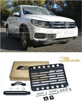 Soporte de matrícula gancho de remolque delantero EOS para Volkswagen Tiguan Gen. 2 12-17 Foto 1 de 4