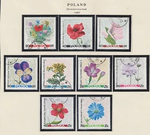 Poland Flora Plants Flowers set 1967 PO - Picture 1 of 1