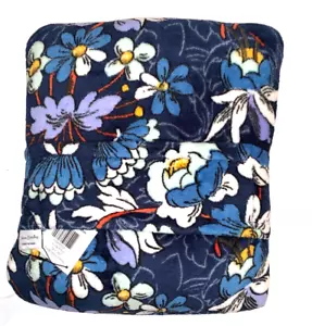 Vera Bradley Fleece Travel Blanket Pillow 45 x 60 Floral Burst Pattern New - Picture 1 of 4