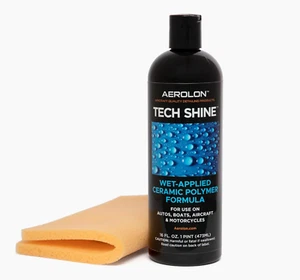 Aerolon 16 Oz Tech Shine Fast Wet-Applied Polymeric Car Wax Coating Kit, Top - Picture 1 of 11