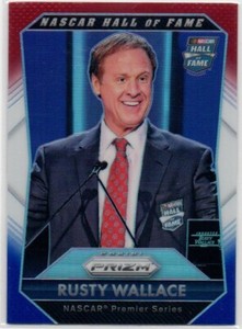 2016 Panini Prizm NASCAR SPRINT CUP RED WHITE BLUE #95 Rusty Wallace HOF 48