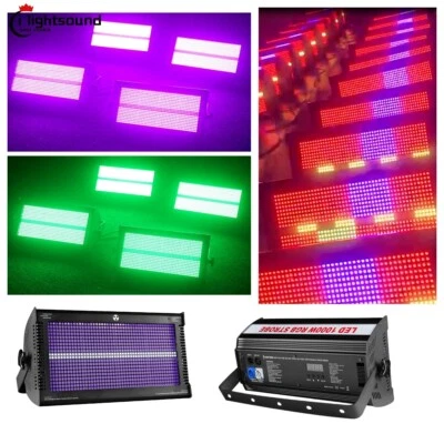 2X 1000W LED panel strobe light DMX Blinder Stage DJ  Strobeflash atomic light - Image 1 of 4